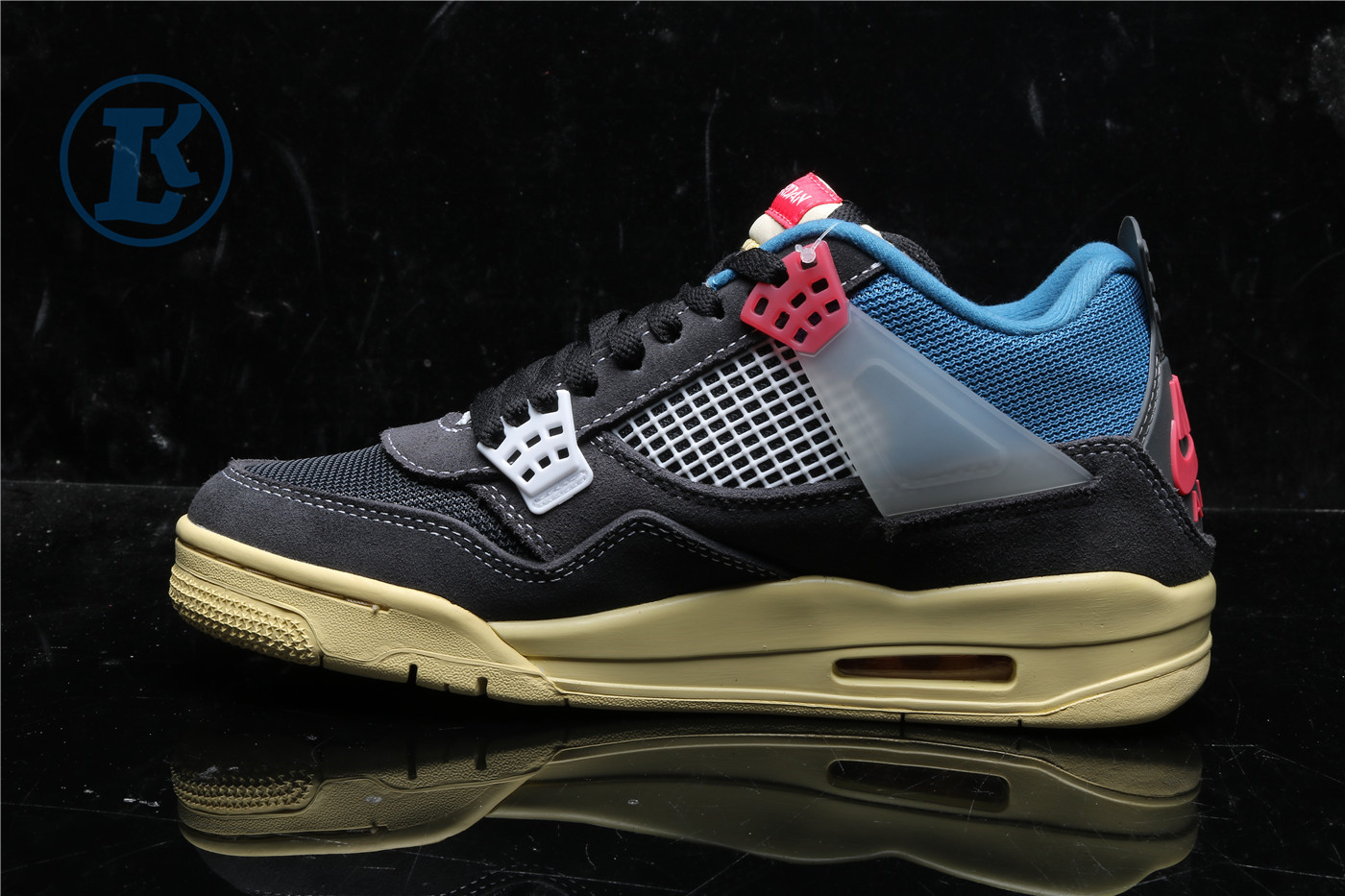 Jordan 4 Retro Union Off Noir (Big Size )